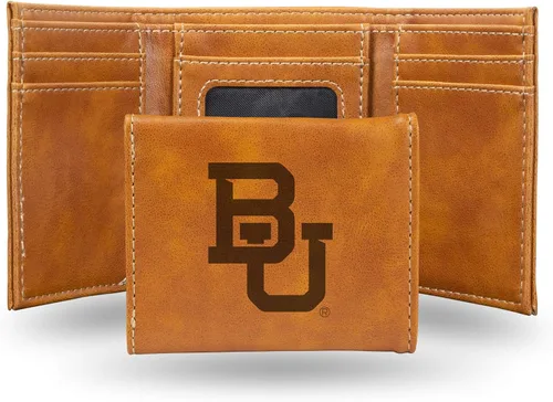 Miniatura 96 de NCAA Rico Industries - Billetera triple grabada con láser, con grabado láser, accesorio para hombre