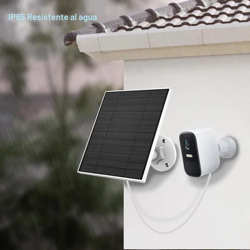 Miniatura 6 de Panel solar para cámara Eufy al aire libre, cargador de panel solar de cámara de 5 W compatible con Eufycam, fuente de alimentación continua, panel