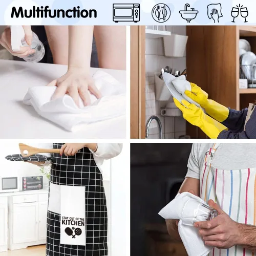 Miniatura 6 de RZHV Toalla de cocina con texto en inglés "Stay Out of the Kitchen", divertida toalla de platos de pickleball regalo para mujeres, hermanas, amigas
