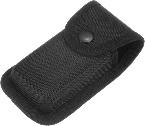 Miniatura 3 de HARFINGTON Funda de nailon para cuchillos de bolsillo de 5.1" x 2.9", horizontal y vertical, con presilla para cinturón, bolsa multiherramienta