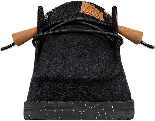 Miniatura 7 de Hey Dude Wendy - Zapatos de lona lavada para mujer Mocasines con cordones para mujer cómodos y ligeros