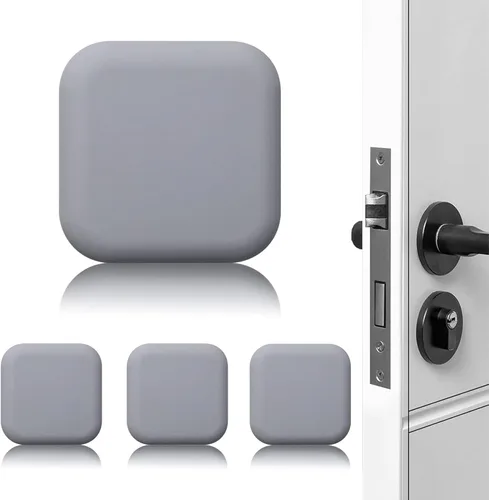 Topes de puerta, protector de pared, protector de amortiguador, pomo de puerta, parachoques autoadhesivo, silenciador de goma suave, almohadilla de