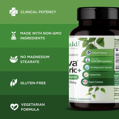 Miniatura 4 de Emerald Labs Meriva Turmeric Plus - Meriva cúrcuma, PureWay-C Vitamina C y OptiMSM - Apoya la salud de las articulaciones y la respuesta inmune - 60