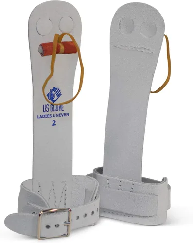 US Glove - Calleras de gimnasia para barras asimétricas para mujeres, agarres de cuero, gancho y bucle, tamaño 00 (5 3/8"), fabricadas en EE. UU