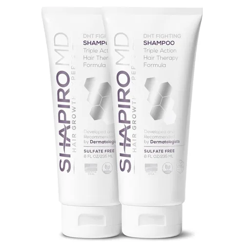 Miniatura 8 de Shapiro MD Hair Growth Experts Champú contra la caída del cabello Fórmula vegana anti-DHT para cabello delgado desarrollada por dermatólogos