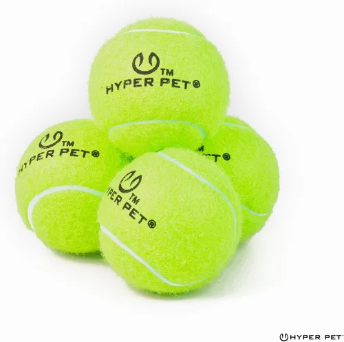 Miniatura 7 de Hyper Pet Mini pelotas de tenis para perros, paquete de 12 (juguetes de pelota para perros para ejercicio, Fetch K9 Mini Kannon K2), juguetes Verde