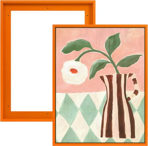 Miniatura 36 de FOLKOR Floating Frame for 8x10 Inch Canvas Painting with 0.6-0.8" Deep, 2 Pack Canvas Floater Frame Living Room Decor, Wall Art frame for Prints Oil