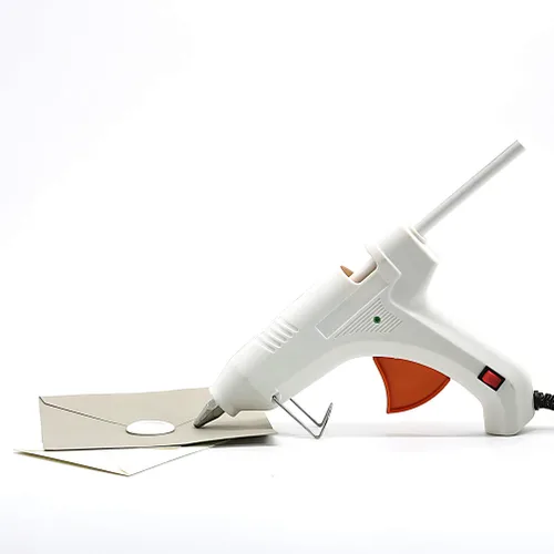 Miniatura 6 de UNIQOOO Varillas de cera de sellado con pistola de pegamento para sello de cera – desnudo, tono neutro terroso, ideal para invitaciones de boda Gris