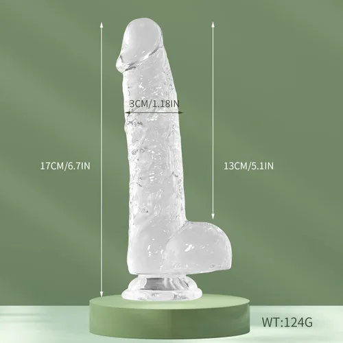 Miniatura 2 de Consolador realista pequeño de 6.7 pulgadas con copa de succión para jugar con manos libres, juguetes sexuales de adultos para mujeres