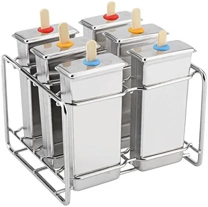 Kit de hielo de acero inoxidable para máquinas de hielo con bandeja de cocina DIY herramienta para hacer hielo (3#)