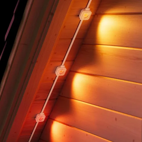 Miniatura 6 de Luces de cornisa inteligentes Cync para exteriores con efectos dinámicos de 100 pies