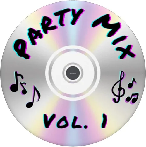 Miniatura 3 de Party Mix Vol 1 Disco compacto CD Retro 90s PopSockets intercambiables PopGrip