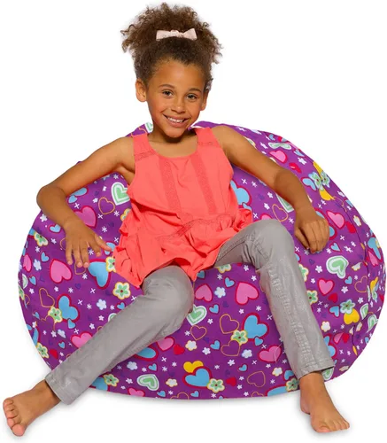 Miniatura 11 de Posh Beanbags - Sillón puff Azul Rey Sólido