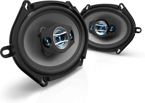 Scosche HD57684 - Juego de altavoces de puerta de coche de alto rendimiento de 5 x 7 pulgadas de rango completo de 4 vías para una mejor experiencia