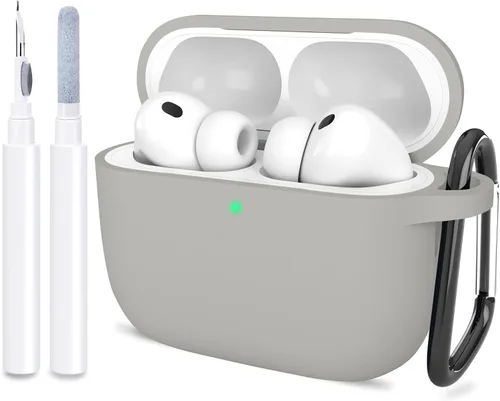 Miniatura 19 de Compatible con AirPods Pro 3, funda protectora de silicona suave con kit de limpieza de llavero para mujeres y hombres para Apple AirPods Pro de 3ª