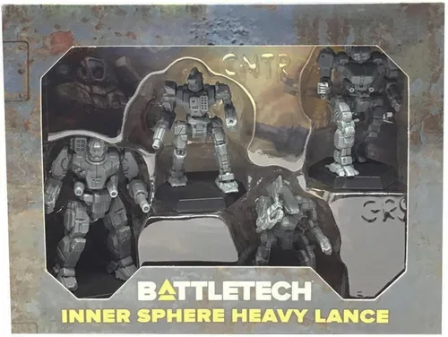 Miniatura 2 de Catalyst Game Labs BattleTech Mini Force Pack: Inner Sphere Heavy Lance, gris