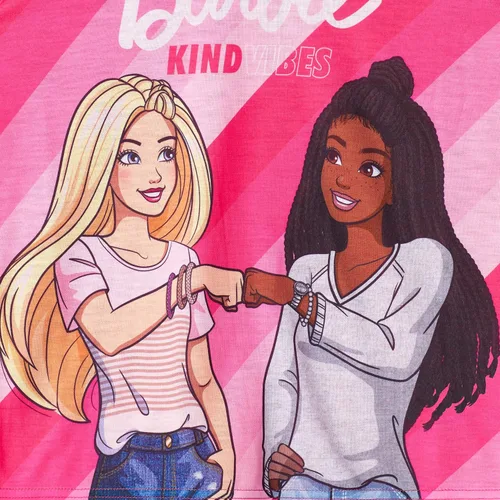 Miniatura 9 de Barbie Conjunto de ropa de dormir para niñas y pantalones de pijama para niñas de 4 piezas
