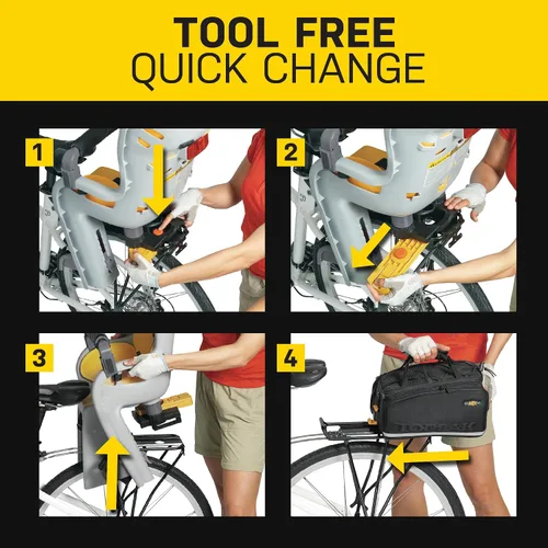 Miniatura 6 de Topeak BabySeat II with MTX Rack for Disc Brake Bikes (29" Wheel Compatible)
