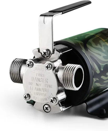 Miniatura 5 de TIGEROAR Bomba de agua de 12 V, bomba de transferencia de agua de 330 GPH RV estanque de lluvia con manguera de bomba de succión de 6 pies y kit