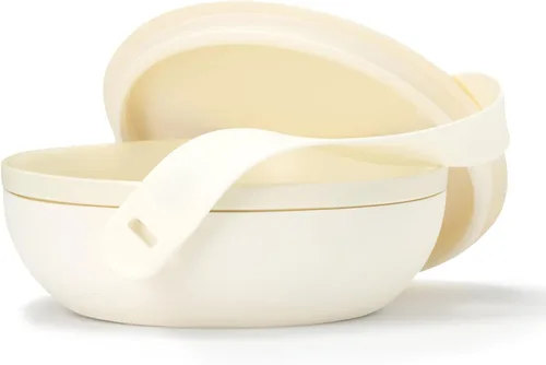 Miniatura 11 de W&P WP-PBC-CM - Cuenco con tapa Porter, para almacenar comida, ensaladas, comidas preparadas, hermético, apto para lavavajillas y microondas Crema