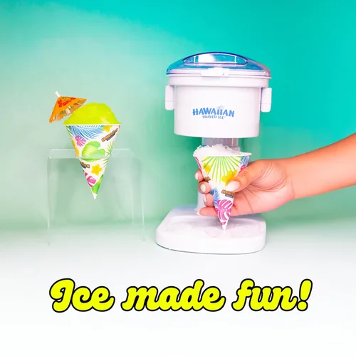 Miniatura 2 de Hawaiian Shaved Ice Kit de máquina de cono de nieve S700 con 6 - 16 oz. Jarabes: cereza, uva, frambuesa azul, sangre de tigre, limón y lima, piña