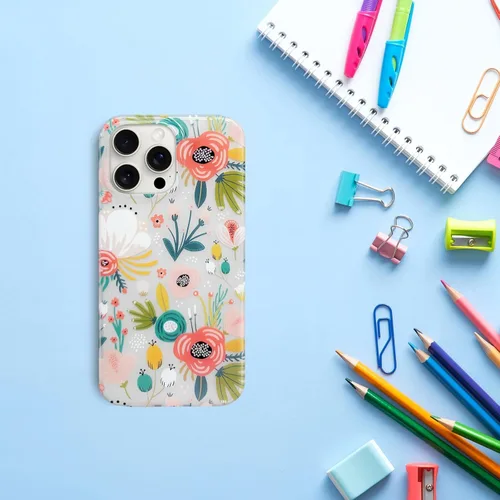 Miniatura 9 de J.west Funda para iPhone 13 Pro Max, funda transparente floral flexible de TPU a prueba de golpes, diseño elegante transparente, funda protectora