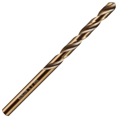 Miniatura 2 de Wensilon Broca de cobalto de 1/2 pulgada (5 unidades), juego de brocas de metal M35 HSS para madera, metal duro, acero inoxidable, acero cobalto M35