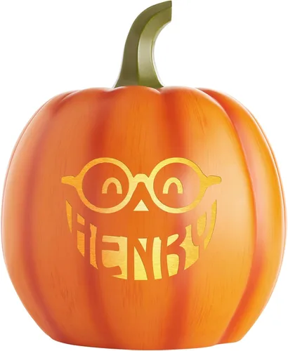 Let's Make Memories Calabaza Jack o Lantern personalizada – Decoración de calabaza iluminada para exteriores – Decoraciones de calabaza de Halloween