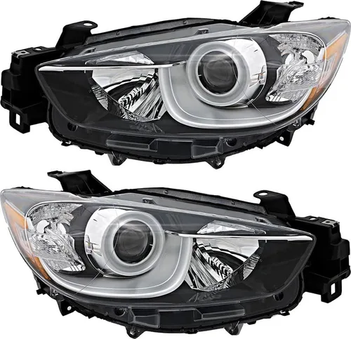 Para faros de Mazda CX-5 Conjunto de lámparas 2013 2014 2015 2016 Halógeno Lado del conductor y del pasajero