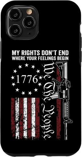 Miniatura 29 de My Rights Don't End Where Your Feelings Begin USA Gun Flag Case for iPhone 17