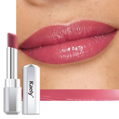 Miniatura 18 de Kaely - 2 piezas de bálsamo labial tintado de miel, lápiz labial de brillo hidratante para labios secos de mujer, maquillaje de mancha de brillo