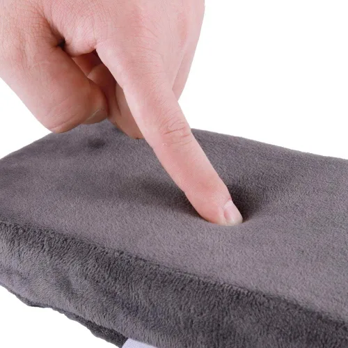 Miniatura 3 de Aloudy Almohadillas ergonómicas de espuma viscoelástica para silla de oficina, cómodas fundas para reposabrazos de silla de juegos para codos y gris