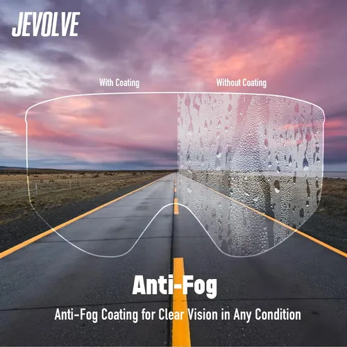 Miniatura 3 de Gafas de seguridad protectoras antivaho con lente transparente Visión amplia con diadema elástica ajustable perfecta para senderismo, surf, gafas
