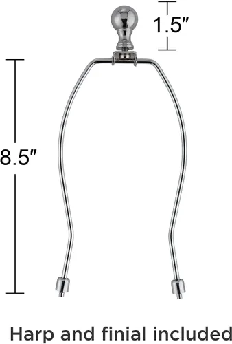 Miniatura 3 de Pantalla de lámpara de impresión de tambor (premontada) rama de cono beige marrón mediano 13.5 pulgadas superior x 13.5 pulgadas inferior x 10