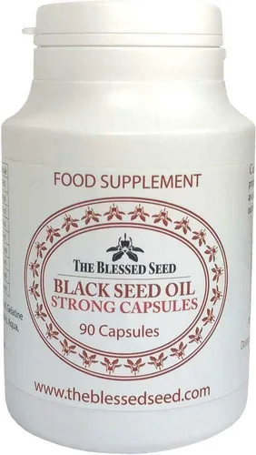 Miniatura 2 de The Blessed Seed CÁPSULAS DE ACEITE DE SEMILLA NEGRA FUERTE 90 X 500MG