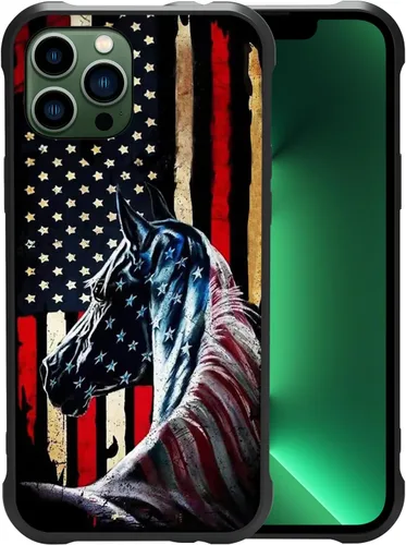 Miniatura 21 de Funda con diseño de ciervo y bandera estadounidense para iPhone 11 Pro Max - Funda protectora de poliuretano termoplástico resistente, antiarañazos