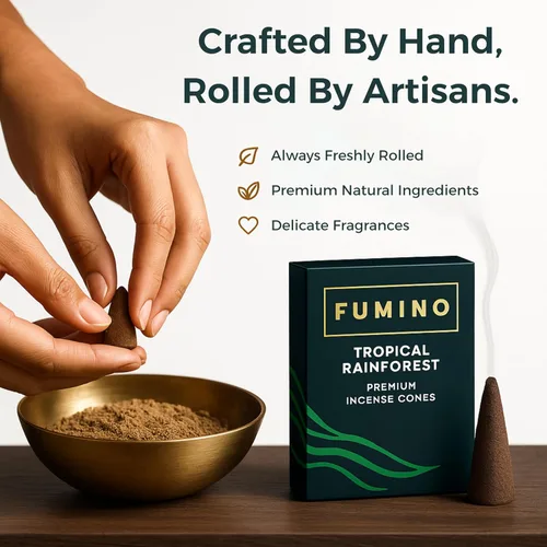 Miniatura 4 de Conos de incienso Fumino Fresh Paquete de 6 cajas de 90 piezas Masala Agarbatti Joss fragancia para relajación y meditación, aroma de decoración