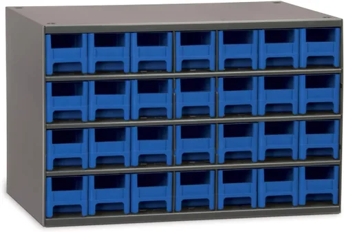Miniatura 20 de Akro-Mils Gabinete de almacenamiento de acero para garaje, organizador de piezas pequeñas, gabinete de metal para hardware, clavos, tornillos