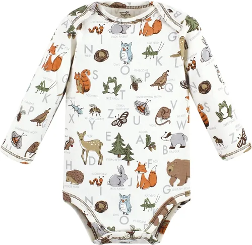 Miniatura 4 de Touched by Nature Unisex Baby Organic Cotton Long-sleeve Bodysuits