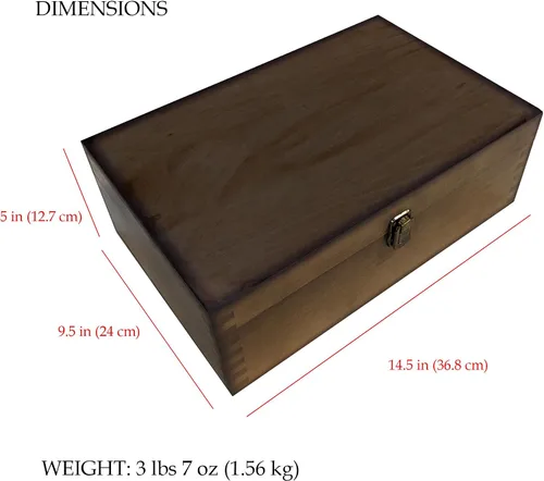 Miniatura 7 de Caja de recuerdos de madera para mascotas, caja de memoria grande para recuerdos, caja de almacenamiento decorativa para recuerdos, joyas y fotos