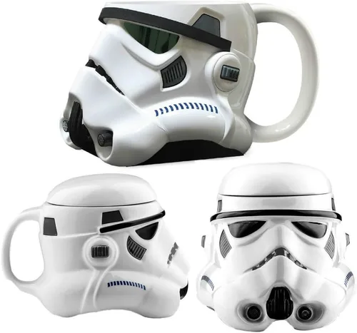 Miniatura 2 de Star Wars Storm Trooper - Taza de cerámica esculpida, 18 onzas líquidas