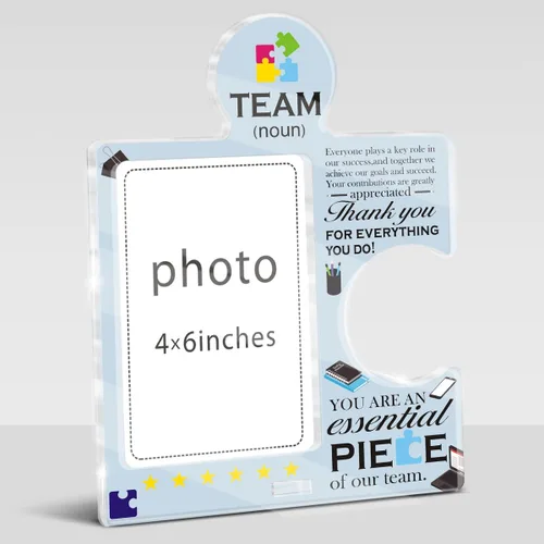 Miniatura 15 de Regalos de agradecimiento para empleados, marco de fotos de equipo de 4 x 6 pulgadas, regalos de agradecimiento para compañeros de trabajo, regalo