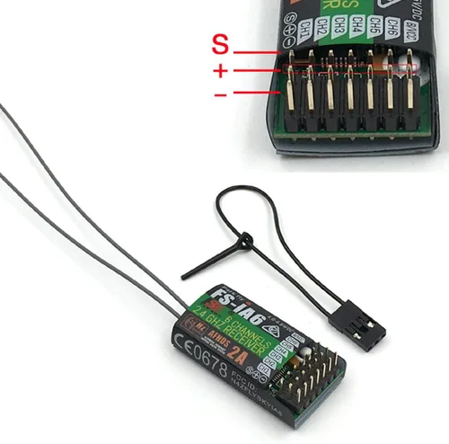 Miniatura 3 de FLYSKY FS-i6 6CH 2.4GHz Sistema de Radio RC Transmisor Controlador con Receptor FS-iA6 para RC Helicóptero Avión Cuadricóptero Planeador (Modo_2)
