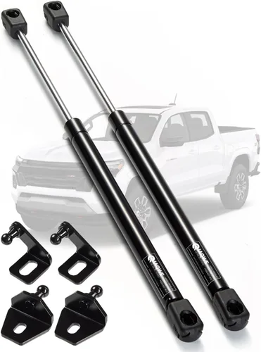IAQWE Soporte de elevación de capó para Chevrolet Colorado y GMC Canyon 2023 2024 2025, 21-16014 puntales de gas delantero cubierta del motor con