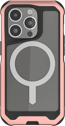 Miniatura 32 de Ghostek Atomic Slim - Funda protectora para iPhone 15 Pro Max, compatible con accesorios MagSafe, marco de metal de aluminio, funda de teléfono
