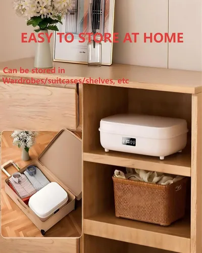 Miniatura 7 de Secadora Portátil, Mini Máquina de Cuidado de la Ropa con Control Remoto, Rápida/Fácil de Usar/Pequeña, Adecuada para Espacios Pequeños