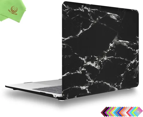 Miniatura 58 de Carcasa para MacBook Air de 13 pulgadas, UESWILL, carcasa rígida mate de tacto suave para MacBook Air de 13 pulgadas (Modelo A1466 / A1369) de Negro