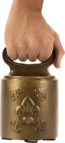 Miniatura 2 de CRAFTSMAN ROAD Tope de puerta decorativo de hierro fundido – Tope de puerta con peso para puertas pesadas – Tope de puerta antiguo de 7 libras, tope