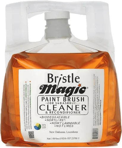 Miniatura 12 de Limpiador y restaurador de pinceles de pintura al óleo, limpiador de pinceles para pinturas acrílicas, aceites y vidrio, biodegradable, no tóxico