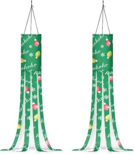 Miniatura 26 de Mummy Windsock - Calcetines de viento suaves e impermeables con bandera de Halloween, 2 piezas, lavables a máquina, secado rápido, bandera colgante